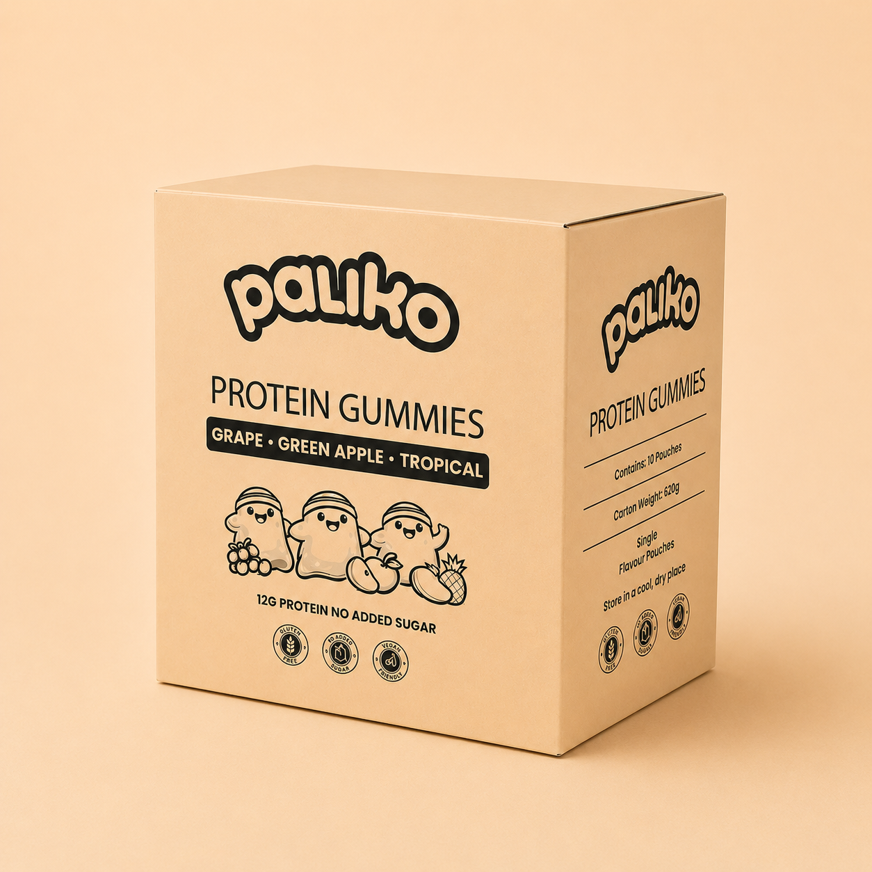 Paliko Grape Protein Gummies - 10 Pack